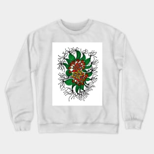 Chicken Fish Abstract Crewneck Sweatshirt